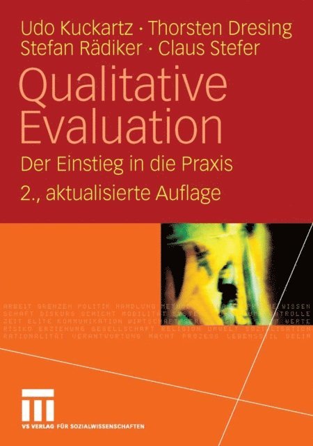 Claus Stefer, Stefan Radiker, Thorsten Dresing, Udo Kuckartz - Qualitative Evaluation, E-bok