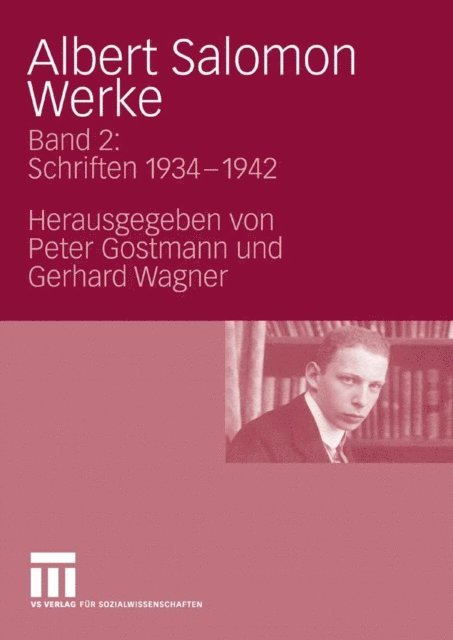 Gerhard Wagner, Peter Gostmann - Albert Salomon Werke, E-bok