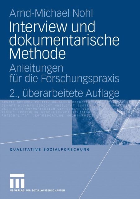 Arnd-Michael Nohl - Interview und dokumentarische Methode, E-bok