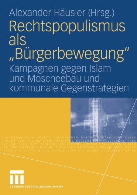 Alexander Hausler - Rechtspopulismus als "Bürgerbewegung", E-bok