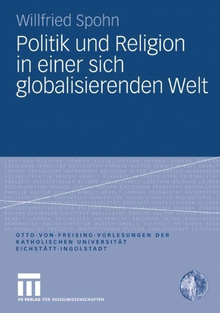 Willfried Spohn - Politik und Religion in einer sich globalisierenden Welt, E-bok