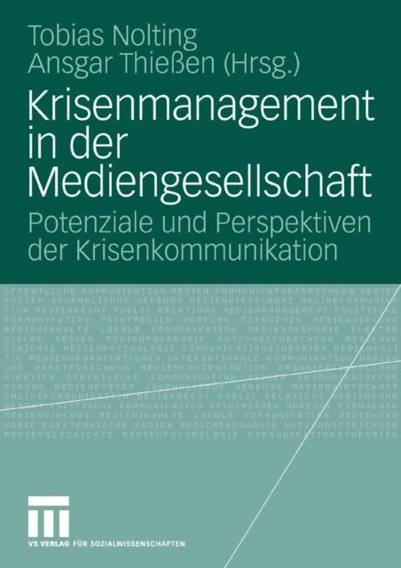Ansgar Thieen, Tobias Nolting - Krisenmanagement in der Mediengesellschaft, E-bok