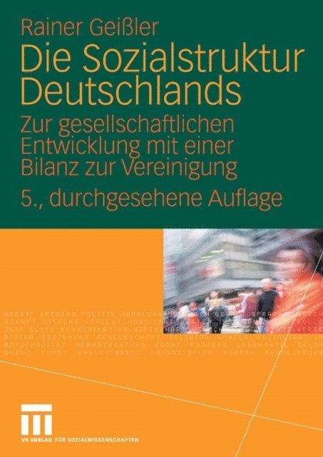 Rainer Geiler - Die Sozialstruktur Deutschlands, E-bok