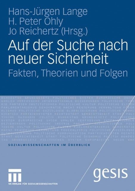 Jo Reichertz, H. Peter Ohly, Hans-Jurgen Lange - Auf der Suche nach neuer Sicherheit, E-bok