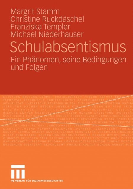 Michael Niederhauser, Franziska Templer, Christine Ruckdaschel, Margrit Stamm - Schulabsentismus, E-bok