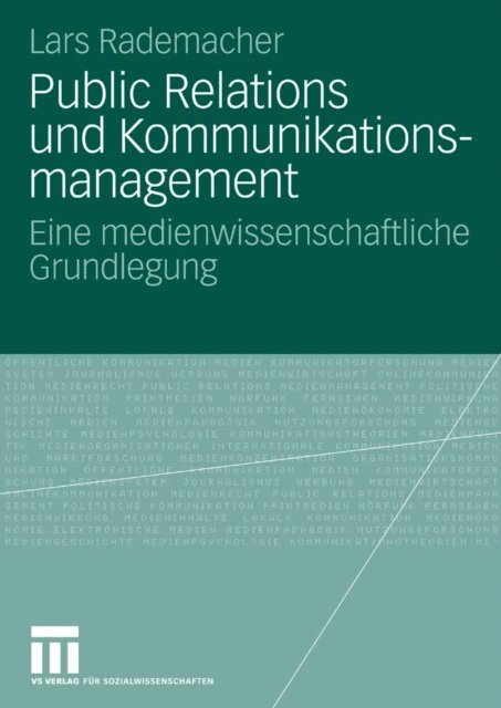 Lars Rademacher - Public Relations und Kommunikationsmanagement, E-bok