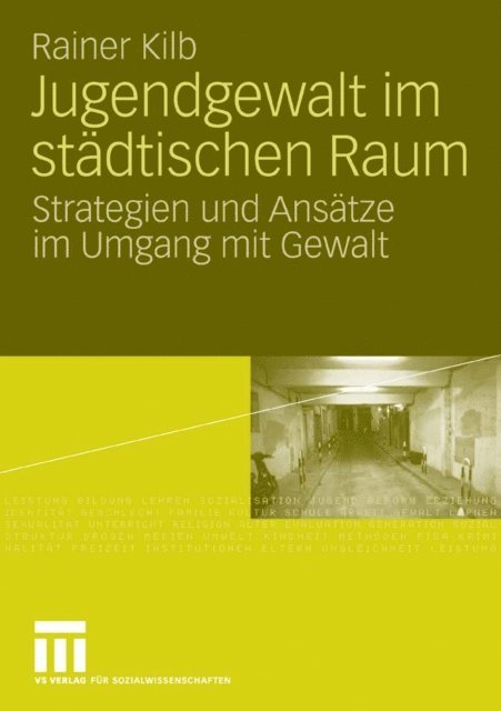 Rainer Kilb - Jugendgewalt im städtischen Raum, E-bok