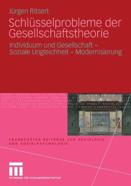Jurgen Ritsert - Schlüsselprobleme der Gesellschaftstheorie, E-bok