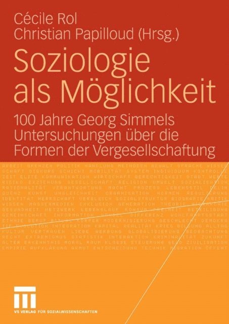 Christian Papilloud, Cecile Rol - Soziologie als Möglichkeit, E-bok