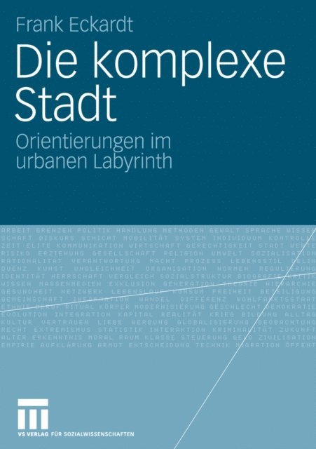 Frank Eckardt - Die komplexe Stadt, E-bok