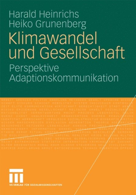 Heiko Grunenberg, Harald Heinrichs - Klimawandel und Gesellschaft, E-bok