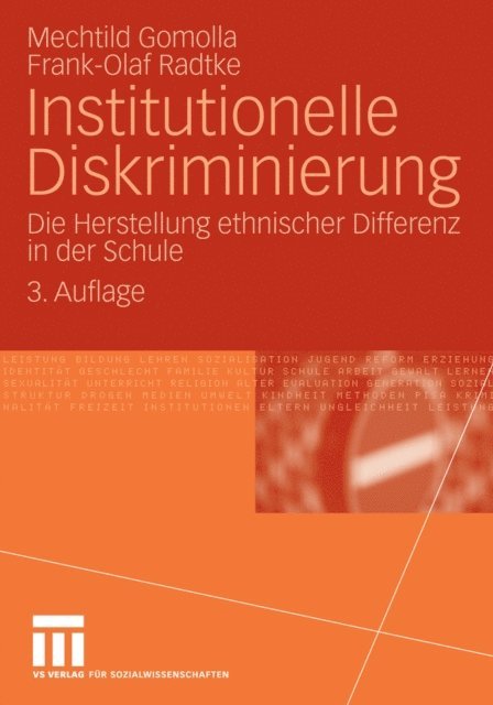 Frank-Olaf Radtke, Mechtild Gomolla - Institutionelle Diskriminierung, E-bok