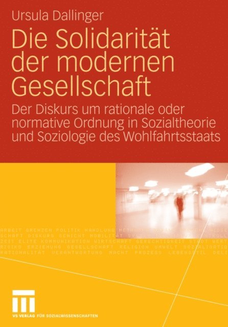 Ursula Dallinger - Die Solidarität der modernen Gesellschaft, E-bok