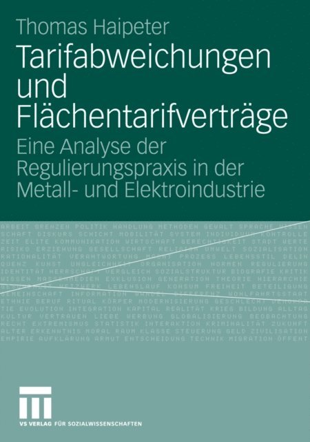 Thomas Haipeter - Tarifabweichungen und Flächentarifverträge, E-bok