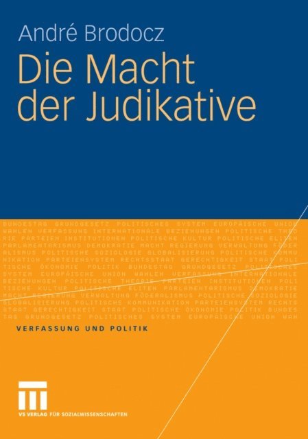 Andre Brodocz - Die Macht der Judikative, E-bok