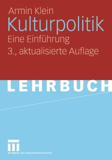 Armin Klein - Kulturpolitik, E-bok