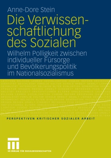 Anne-Dore Stein - Die Verwissenschaftlichung des Sozialen, E-bok