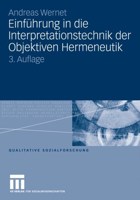 Andreas Wernet - Einführung in die Interpretationstechnik der Objektiven Hermeneutik, E-bok