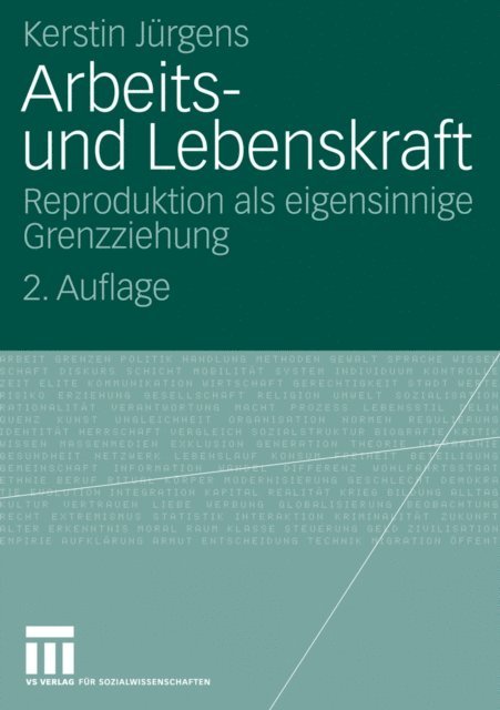 Kerstin Jurgens - Arbeits- und Lebenskraft, E-bok