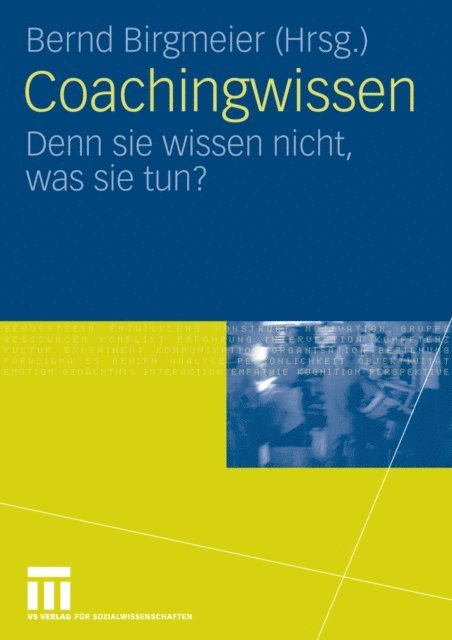 Bernd Birgmeier - Coachingwissen, E-bok