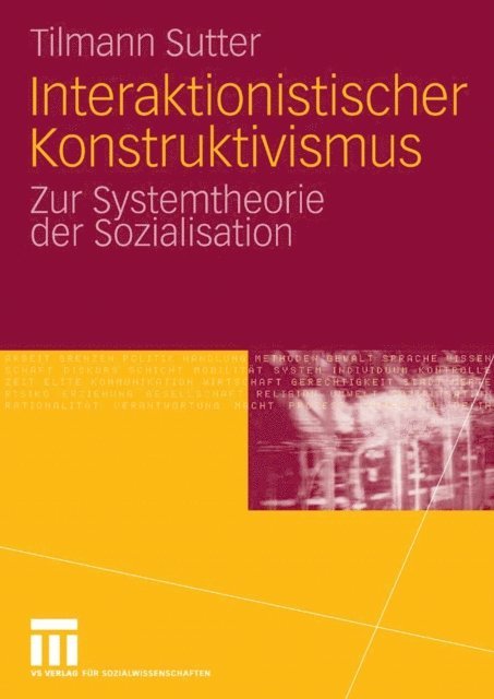 Tilmann Sutter - Interaktionistischer Konstruktivismus, E-bok