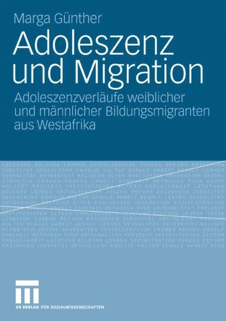 Marga Gunther - Adoleszenz und Migration, E-bok