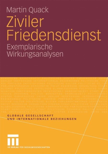 Martin Quack - Ziviler Friedensdienst, E-bok