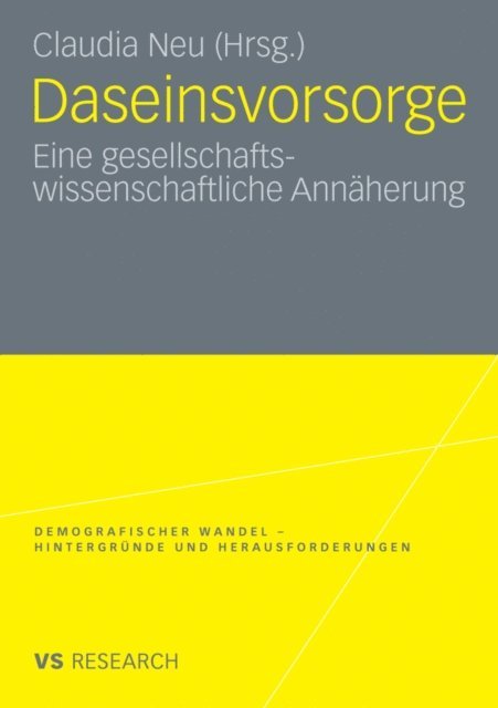 Claudia Neu - Daseinsvorsorge, E-bok