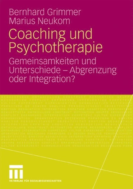 Marius Neukom, Bernhard Grimmer - Coaching und Psychotherapie, E-bok
