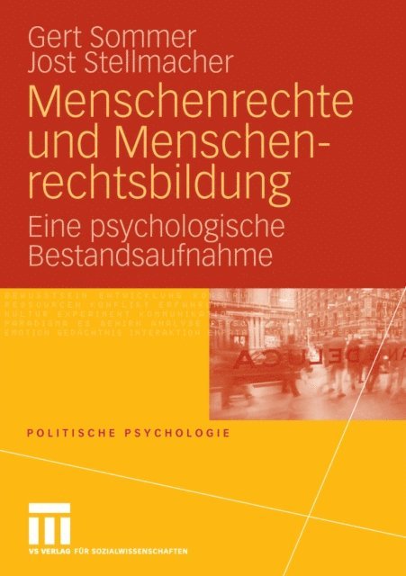 Jost Stellmacher, Gert Sommer - Menschenrechte und Menschenrechtsbildung, E-bok