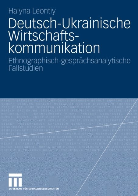 Halyna Leontiy - Deutsch-ukrainische Wirtschaftskommunikation, E-bok