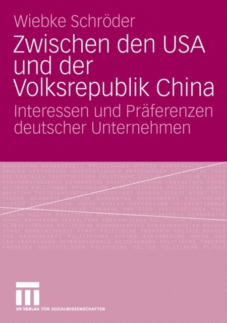 Wiebke Schroder - Zwischen den USA und der Volksrepublik China, E-bok. Tillgänglighet: Lägg i varukorg