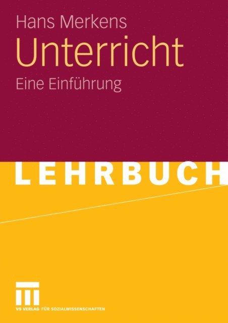Hans Merkens - Unterricht, E-bok