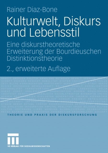 Rainer Diaz-Bone - Kulturwelt, Diskurs und Lebensstil, E-bok