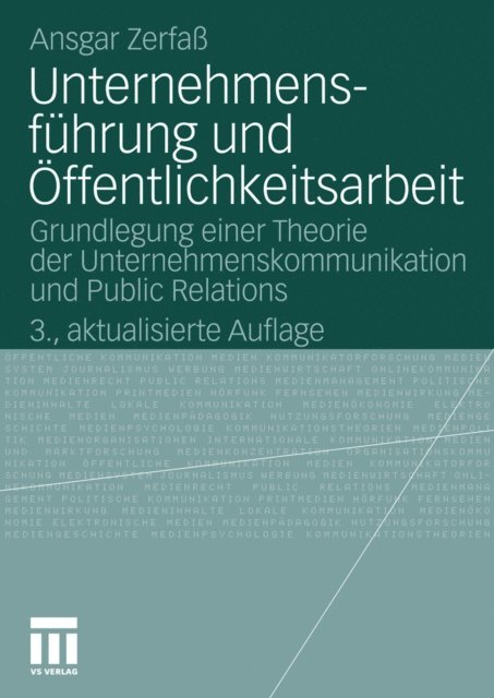 Ansgar Zerfa - Unternehmensführung und Öffentlichkeitsarbeit, E-bok
