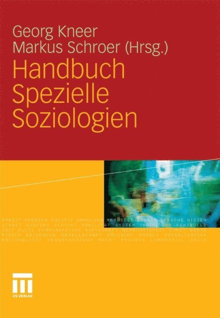 Markus Schroer, Georg Kneer - Handbuch Spezielle Soziologien, E-bok