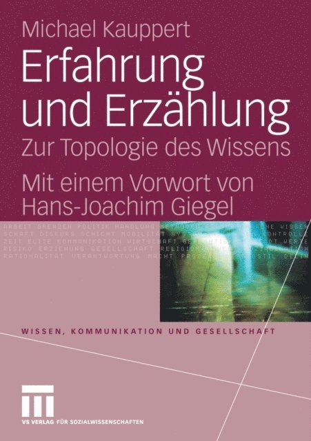 Michael Kauppert - Erfahrung und Erzählung, E-bok