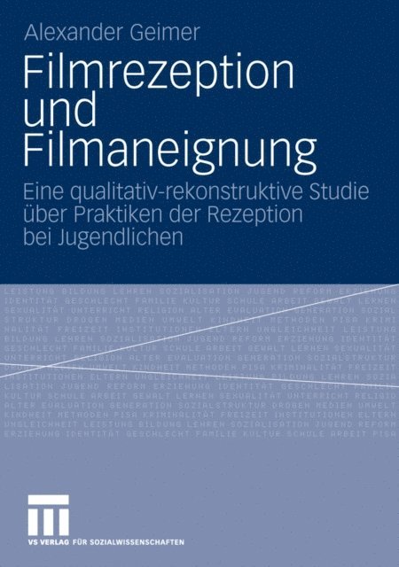 Alexander Geimer - Filmrezeption und Filmaneignung, E-bok