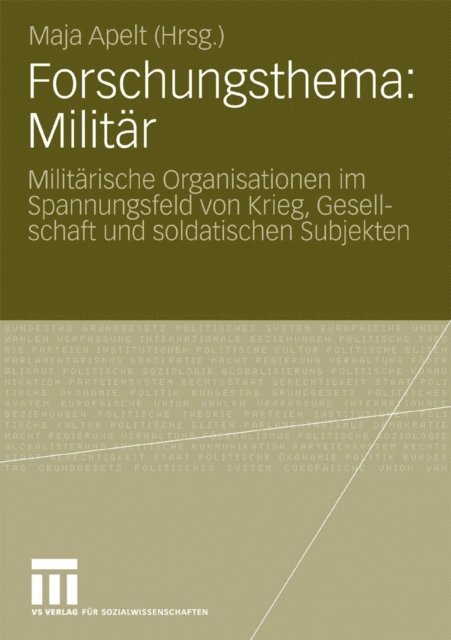 Maja Apelt - Forschungsthema: Militär, E-bok