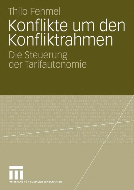 Thilo Fehmel - Konflikte um den Konfliktrahmen, E-bok