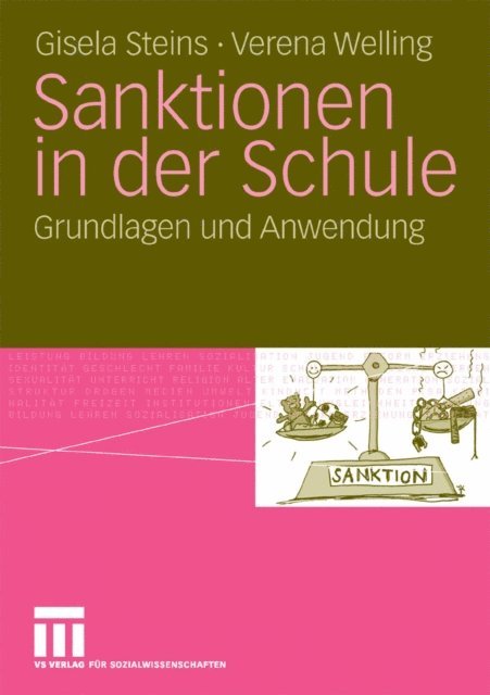 Verena Welling, Gisela Steins - Sanktionen in der Schule, E-bok