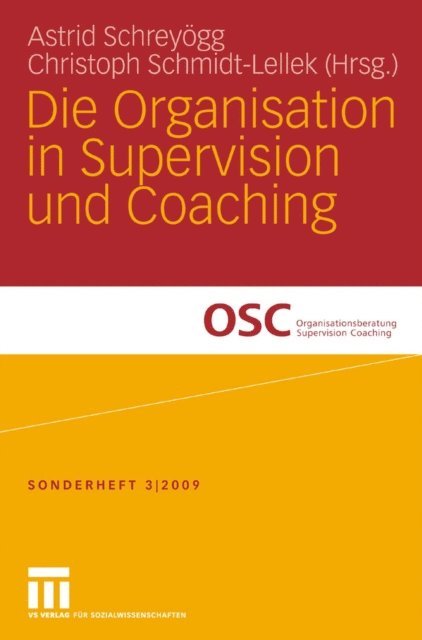 Christoph J. Schmidt-Lellek, Astrid Schreyogg - Die Organisation in Supervision und Coaching, E-bok