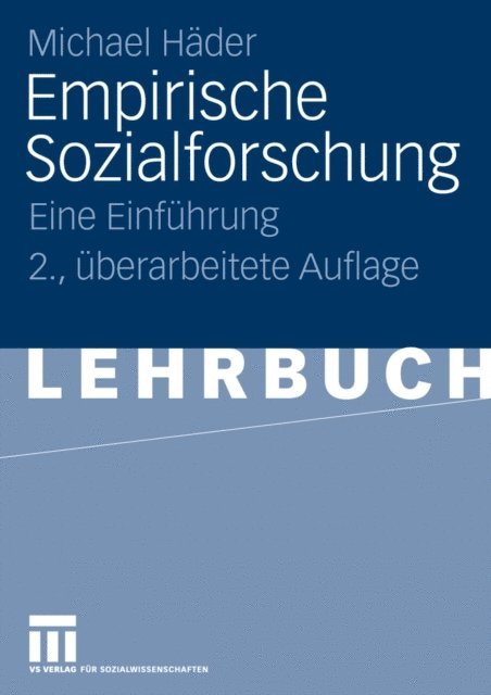 Michael Hader - Empirische Sozialforschung, E-bok