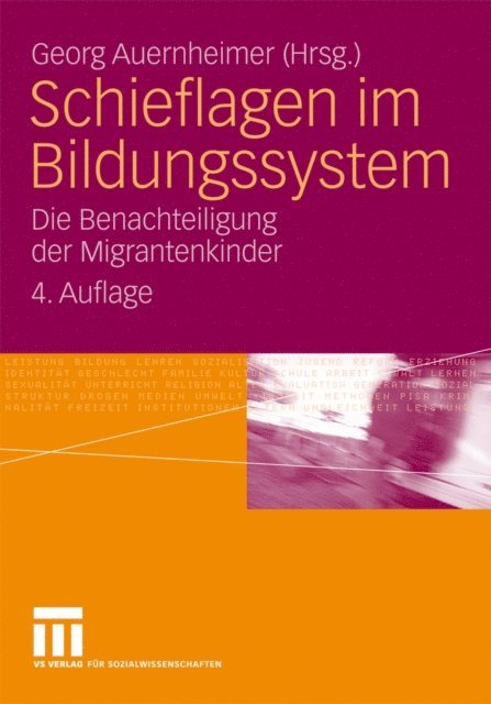 Georg Auernheimer - Schieflagen im Bildungssystem, E-bok