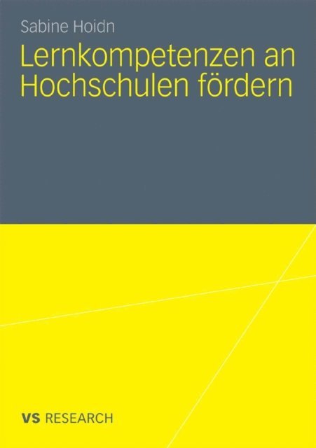 Sabine Hoidn - Lernkompetenzen an Hochschulen fördern, E-bok