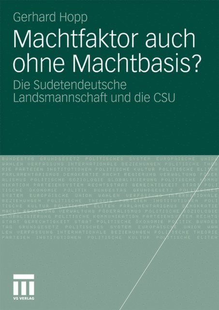 Gerhard Hopp - Machtfaktor auch ohne Machtbasis?, E-bok