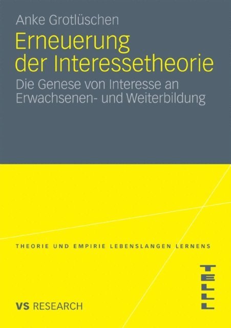 Anke Grotluschen - Erneuerung der Interessetheorie, E-bok