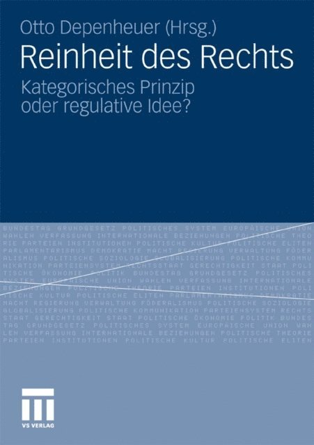 Otto Depenheuer - Reinheit des Rechts, E-bok