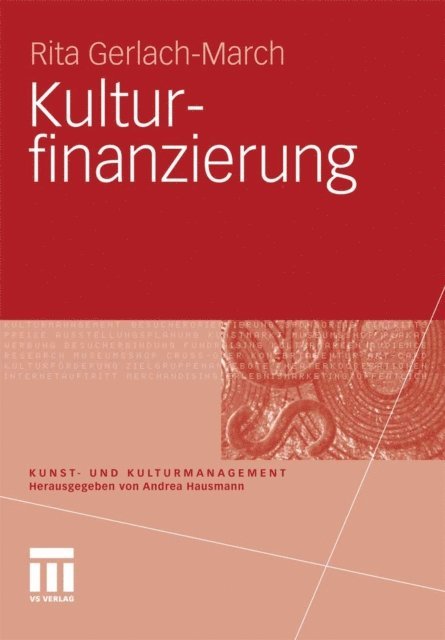 Rita Gerlach-March - Kulturfinanzierung, E-bok