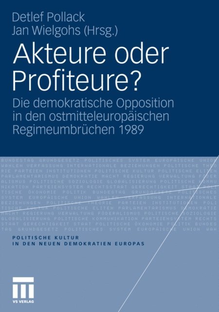Jan Wielgohs, Detlef Pollack - Akteure oder Profiteure?, E-bok